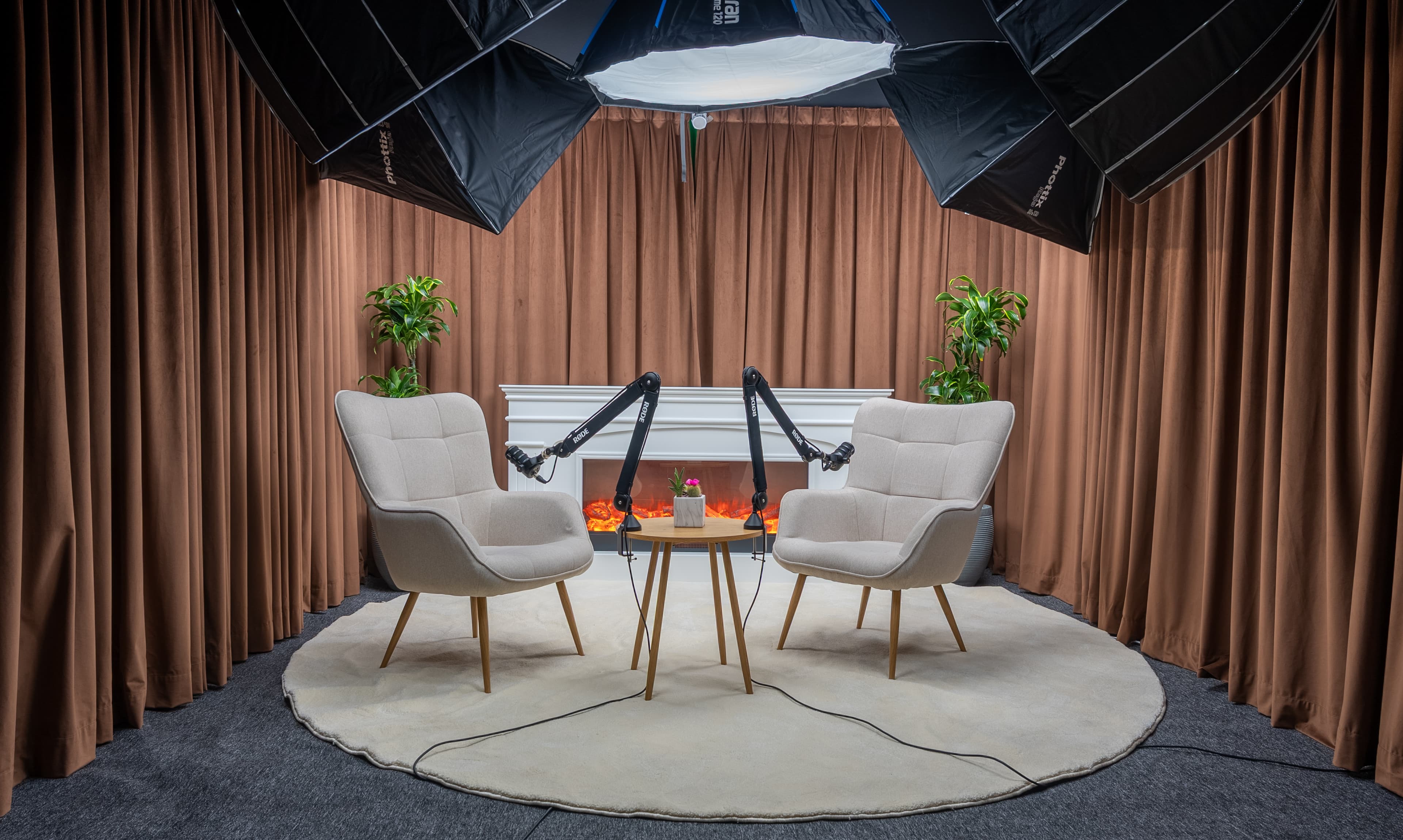 Vision Frame professional podcast studio in Dubai